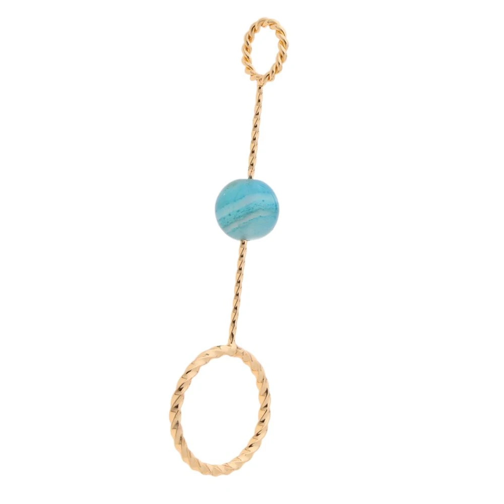 Marque Generique Porte-bagues De Cigarette De Mode Avec Agate Perle Mains Libres Parten... 2 Marque Generique Porte-bagues De Cigarette De Mode Avec Agate Perle Mains Libres Parten... – Image 2