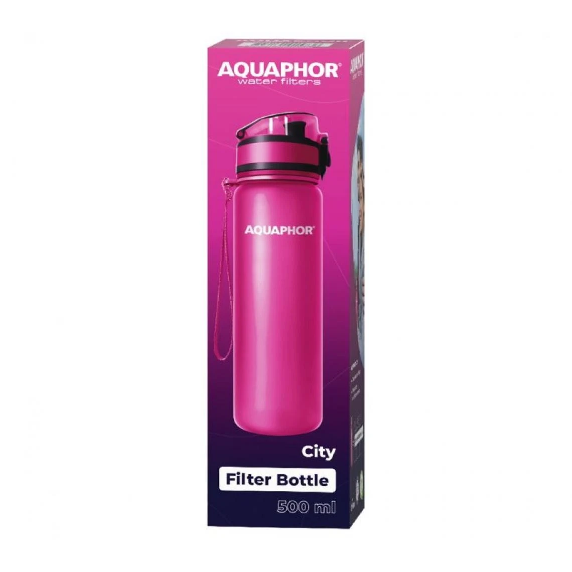 Inconnu Aquaphor City Rose Bouteille à Filtre, 500 Ml 1 Inconnu Aquaphor City Rose Bouteille à Filtre, 500 Ml
