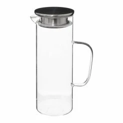Pp No Name Carafe Design Couvercle Inox 1,1L Transparent