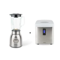 HKOENIG KB15 + MXK32 MACHINE A GLACONS 15 KG ET BLENDER BROYEUR TITANI...