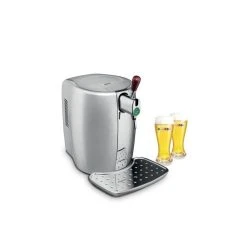 Krups Machine à Bière Argent + Coffret 2 Verres