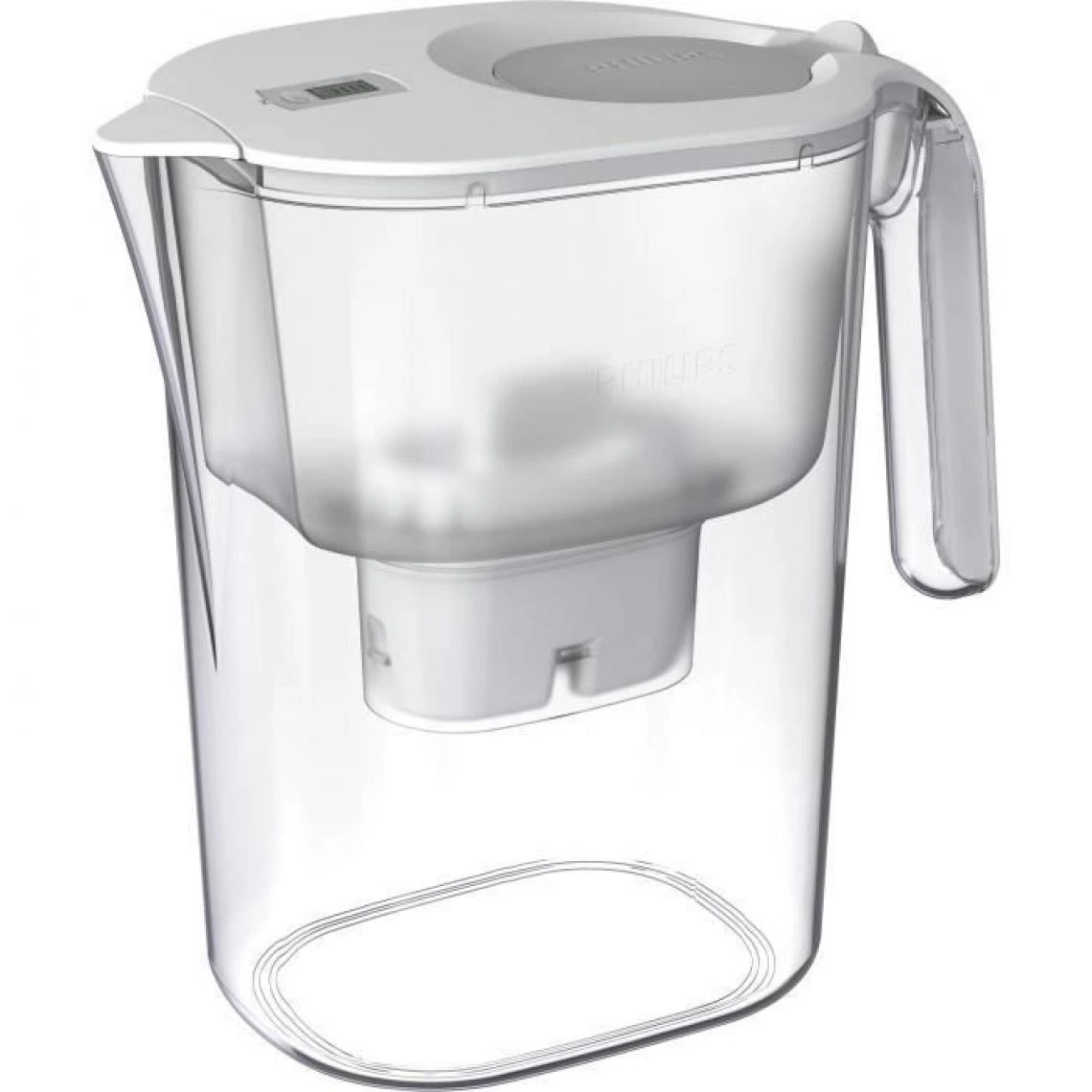 PHILIPS AWP2938WHT - Carafe Filtrante 4 Litres Avec Minuteur Numériqu... 1 PHILIPS AWP2938WHT - Carafe Filtrante 4 Litres Avec Minuteur Numériqu...