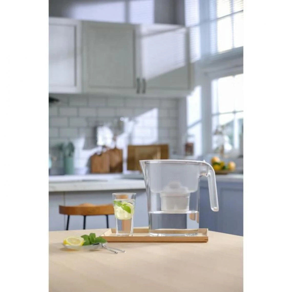 PHILIPS AWP2938WHT - Carafe Filtrante 4 Litres Avec Minuteur Numériqu... 3 PHILIPS AWP2938WHT - Carafe Filtrante 4 Litres Avec Minuteur Numériqu... – Image 3