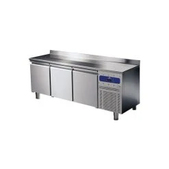 Materiel Chr Pro Table Congélateur Avec 3 Portes GN 1/1 Et Dosseret, -10°/-20°C - Vi...