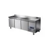 VIRTUS GROUP Table Réfrigérée 3 Portes GN 1/1 Dosseret Et Tiroir Réfrigéré - ...