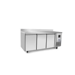 Atosa Table Réfrigérée Négative 3 Portes Avec Dosseret - Profondeur 600 ...