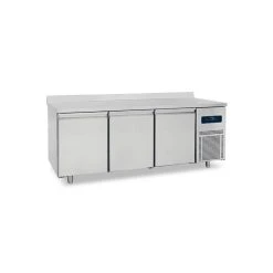 VIRTUS GROUP Table Réfrigérée Pâtisserie Avec 3 Portes 600x400 Mm Et Plan De Tr...