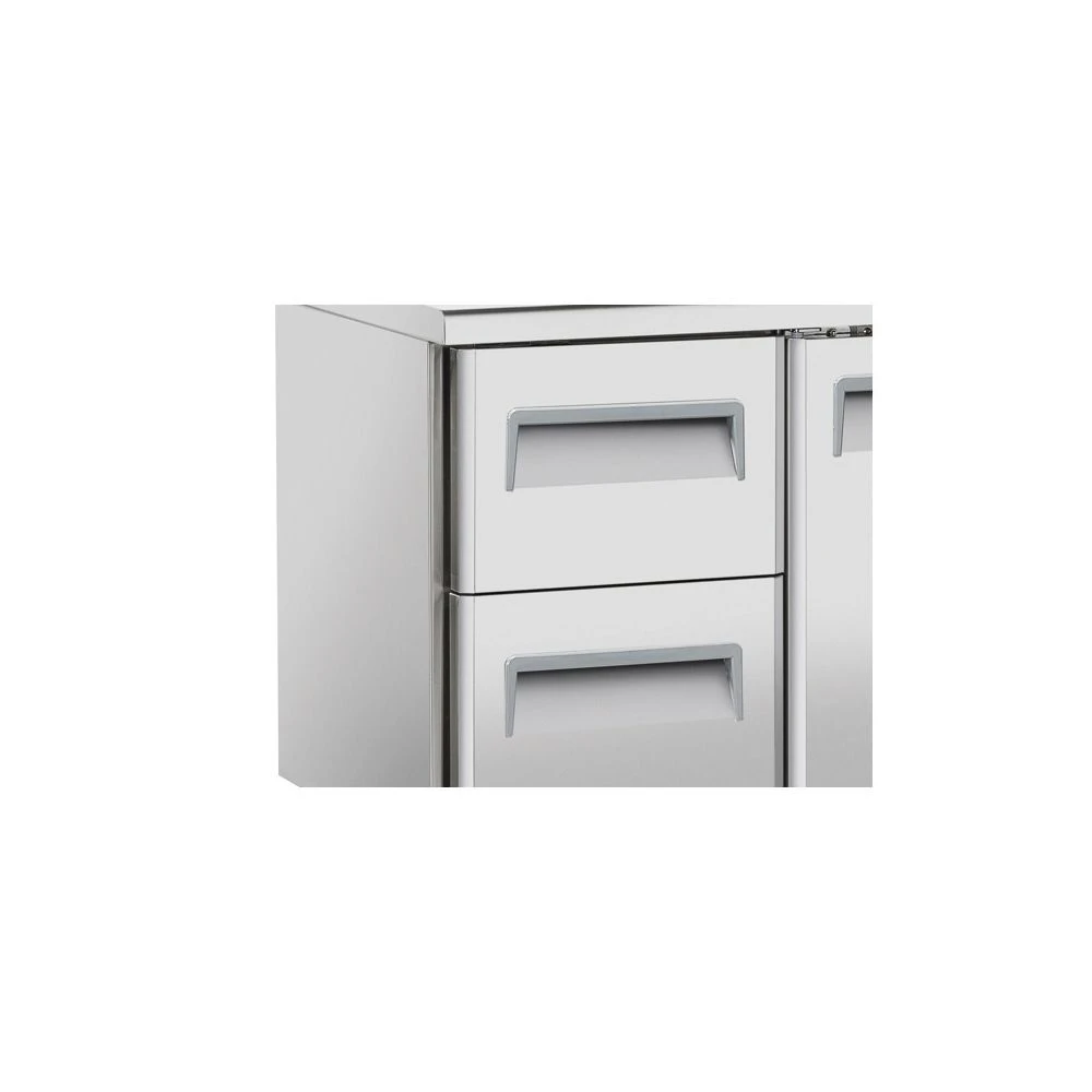 COOLHEAD Table Réfrigérée Positive 4 Portes - Profondeur 600 Avec Dosseret -... 3 COOLHEAD Table Réfrigérée Positive 4 Portes - Profondeur 600 Avec Dosseret -... – Image 3