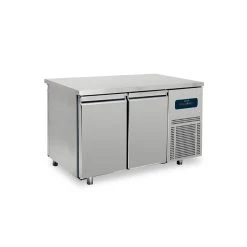 VIRTUS GROUP Table Réfrigérée Traversante Avec 2+2 Portes GN 1/1, -2°/+8°C- Vi...