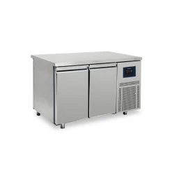 VIRTUS GROUP Table Réfrigérée Traversante Avec 2+2 Portes GN 1/1, -2°/+8°C - W...
