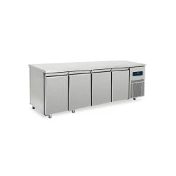 VIRTUS GROUP Table Réfrigérée Traversante Avec 4+4 Portes GN 1/1, -2°/+8°C- Vi...