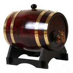 Marque Generique Tonneau à Vin En Chêne 3L / 1,5L Avec Base Pour Vin Whisky 3L Retro ... -HKoenig Shop tonneau a vin en chene 3l 15l avec base pour vin whisky 3l retro wine red 9134367 23838457 1140x1140