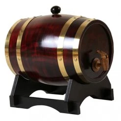 Marque Generique Tonneau à Vin En Chêne 3L / 1,5L Avec Base Pour Vin Whisky 3L Retro ... -HKoenig Shop tonneau a vin en chene 3l 15l avec base pour vin whisky 3l retro wine red 9134367 23838459 1140x1140