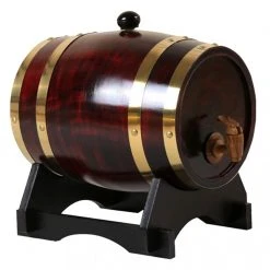Marque Generique Tonneau à Vin En Chêne 3L / 1,5L Avec Base Pour Vin Whisky 3L Retro ... -HKoenig Shop tonneau a vin en chene 3l 15l avec base pour vin whisky 3l retro wine red 9134367 23838461 1140x1140